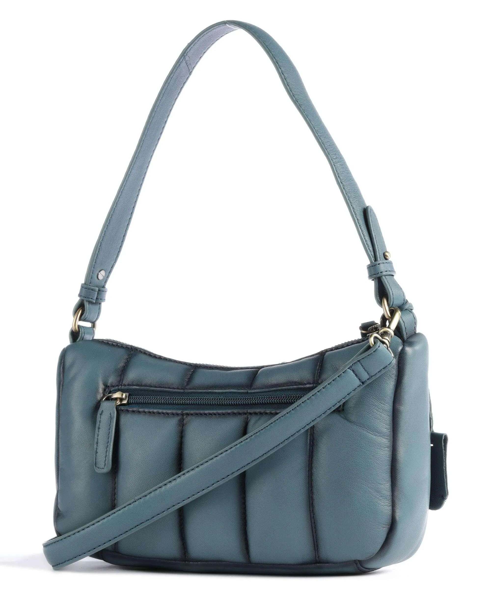  Burkely Drowsy Dani Borsa a spalla pelle di pecora petrol  