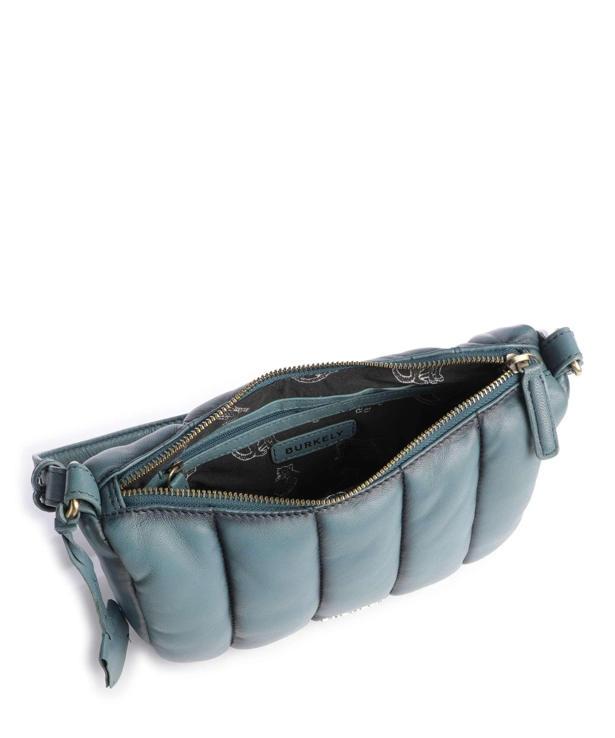  Burkely Drowsy Dani Borsa a spalla pelle di pecora petrol  