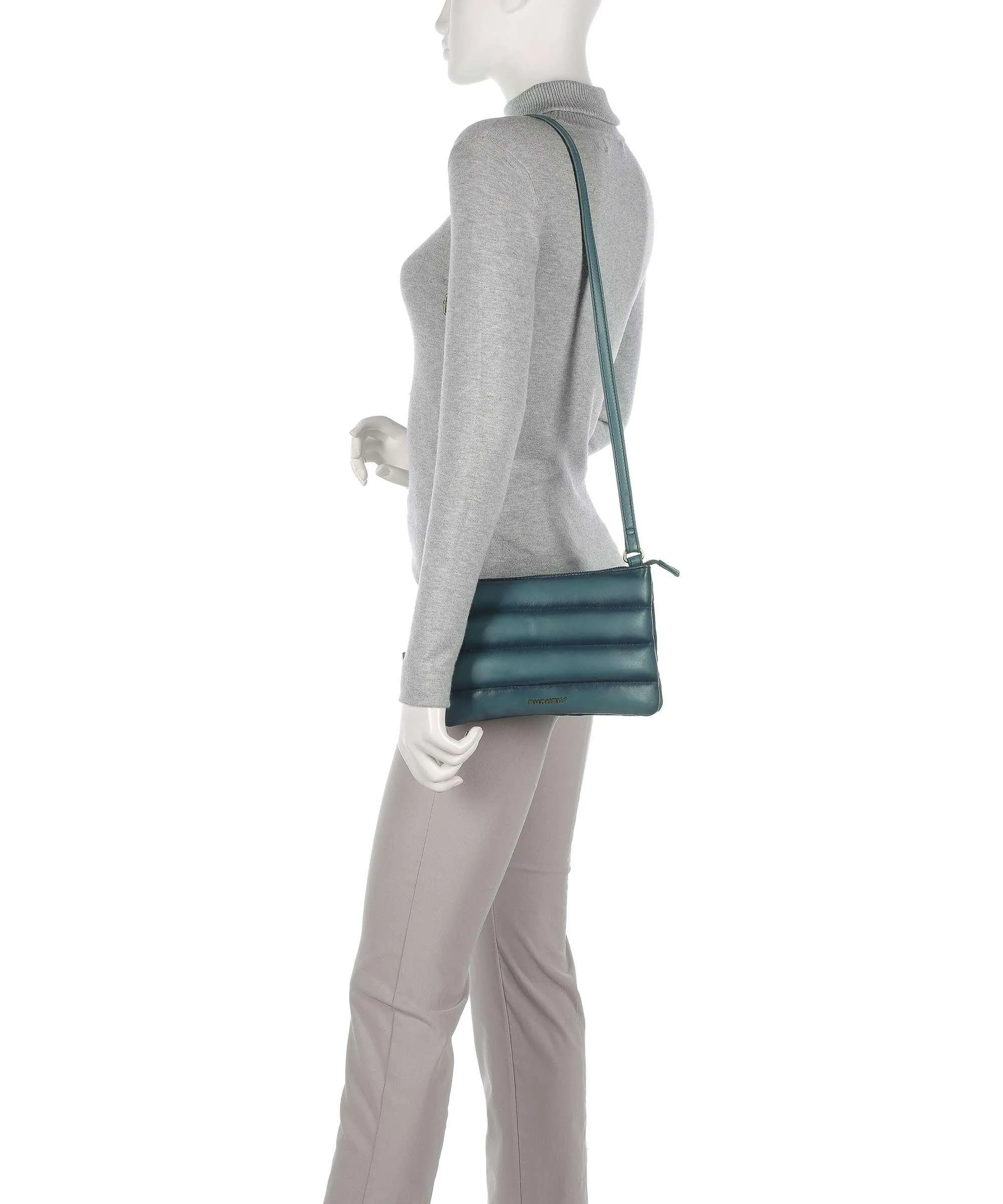  Burkely Drowsy Dani Borsa a tracolla pelle a grana fine petrol  
