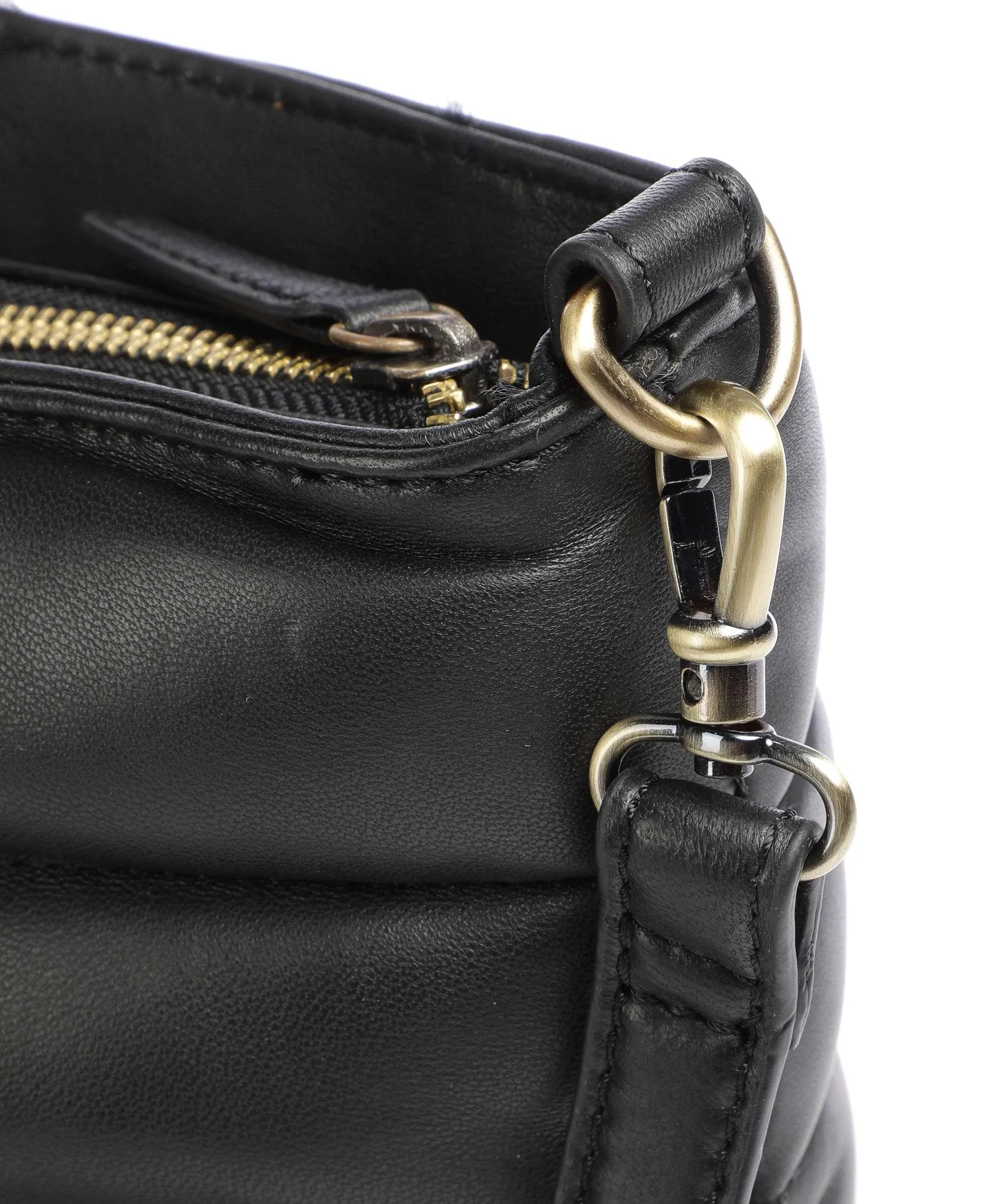  Burkely Drowsy Dani Borsa shopper 14″ pelle a grana fine nero  