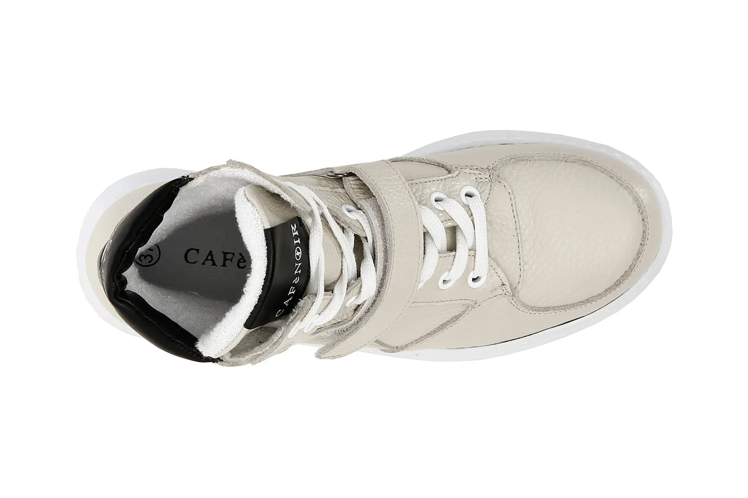 CafèNoir donna sneaker tronchetto in pelle