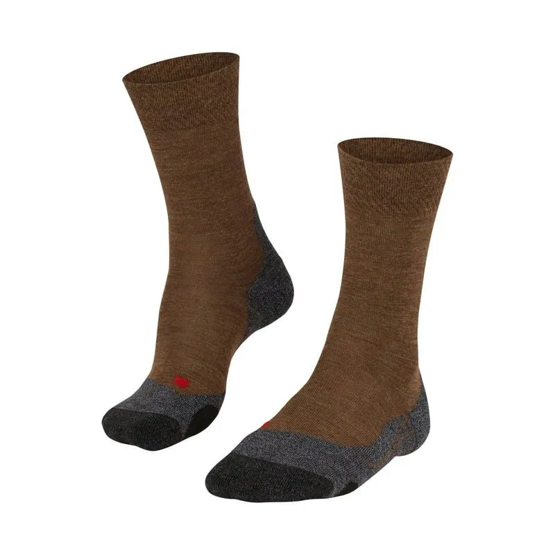 Calze da trekking in lana TK2 da uomo Falke (marrone scuro)