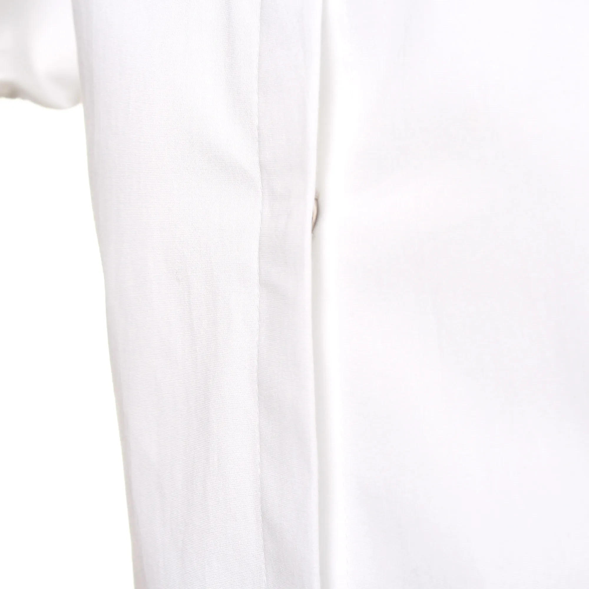 Camicia Bianca Con Fiocco Al Collo
