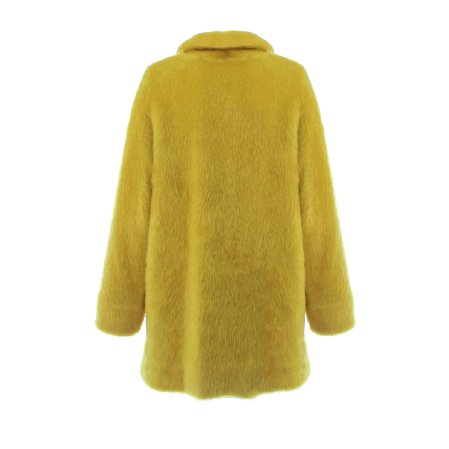 Cappotto Agnellato Lime Bambina E Teenager