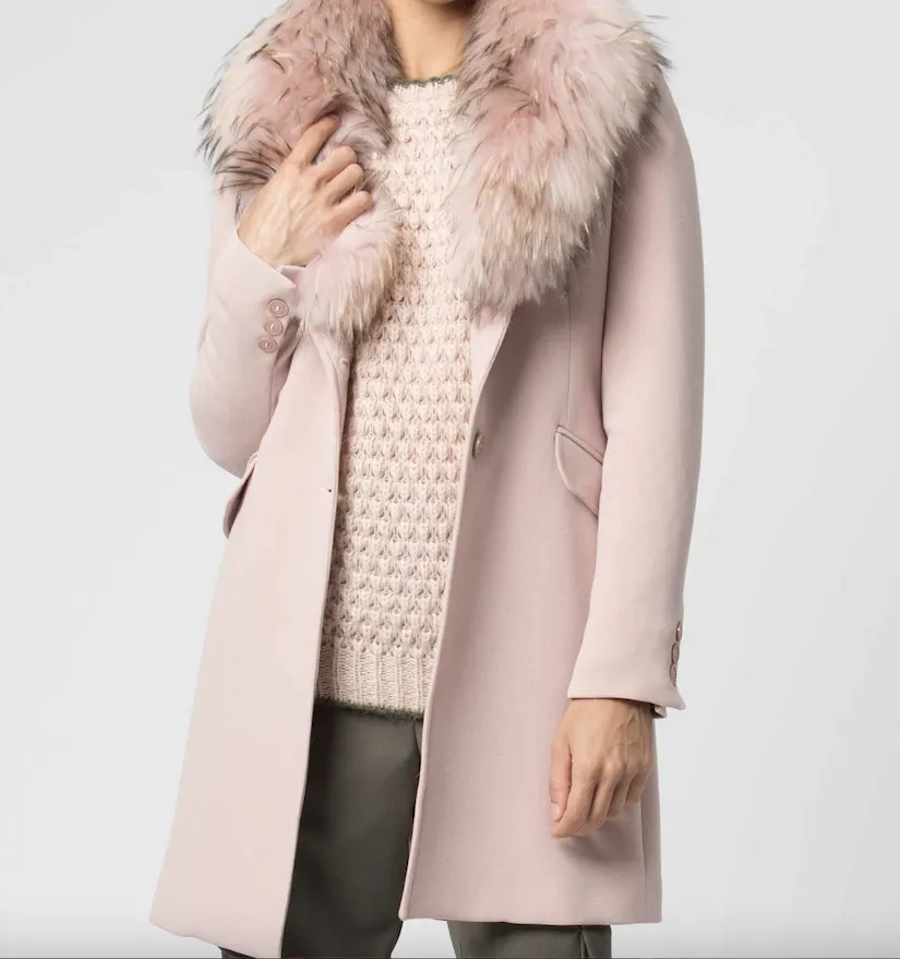 Cappotto Kocca Donna con collo JOLUKAFUR  A22PCA8649_10001