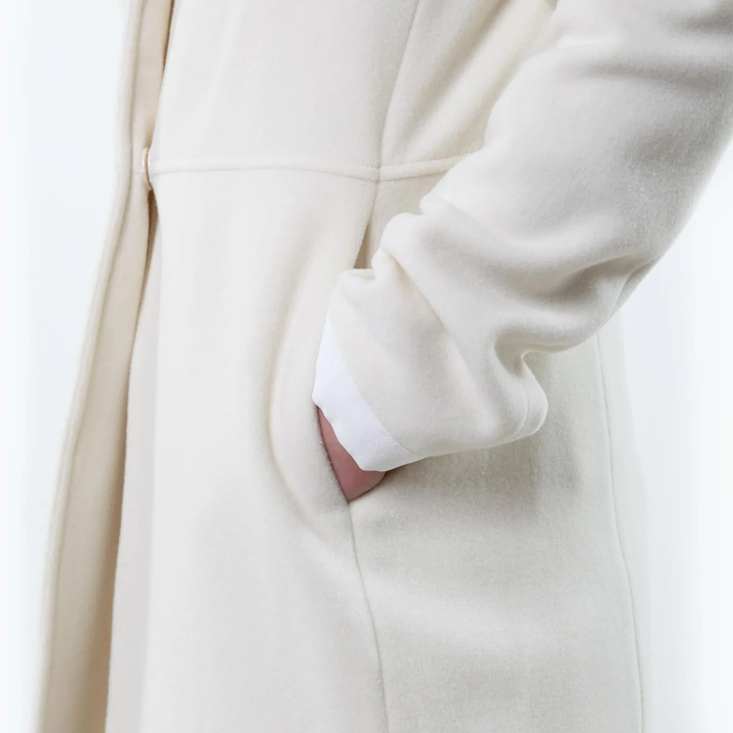 Cappotto Melton Fay Avorio Bambina E Ragazza
