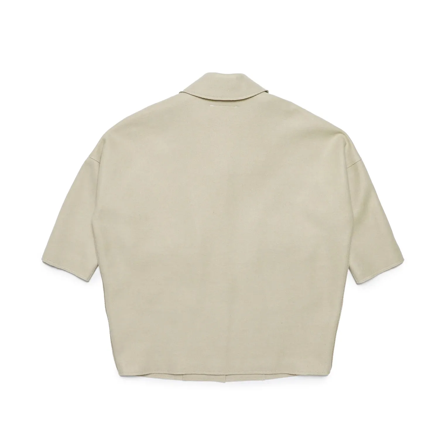 Cappotto Mm6 Beige Bambina E Ragazza