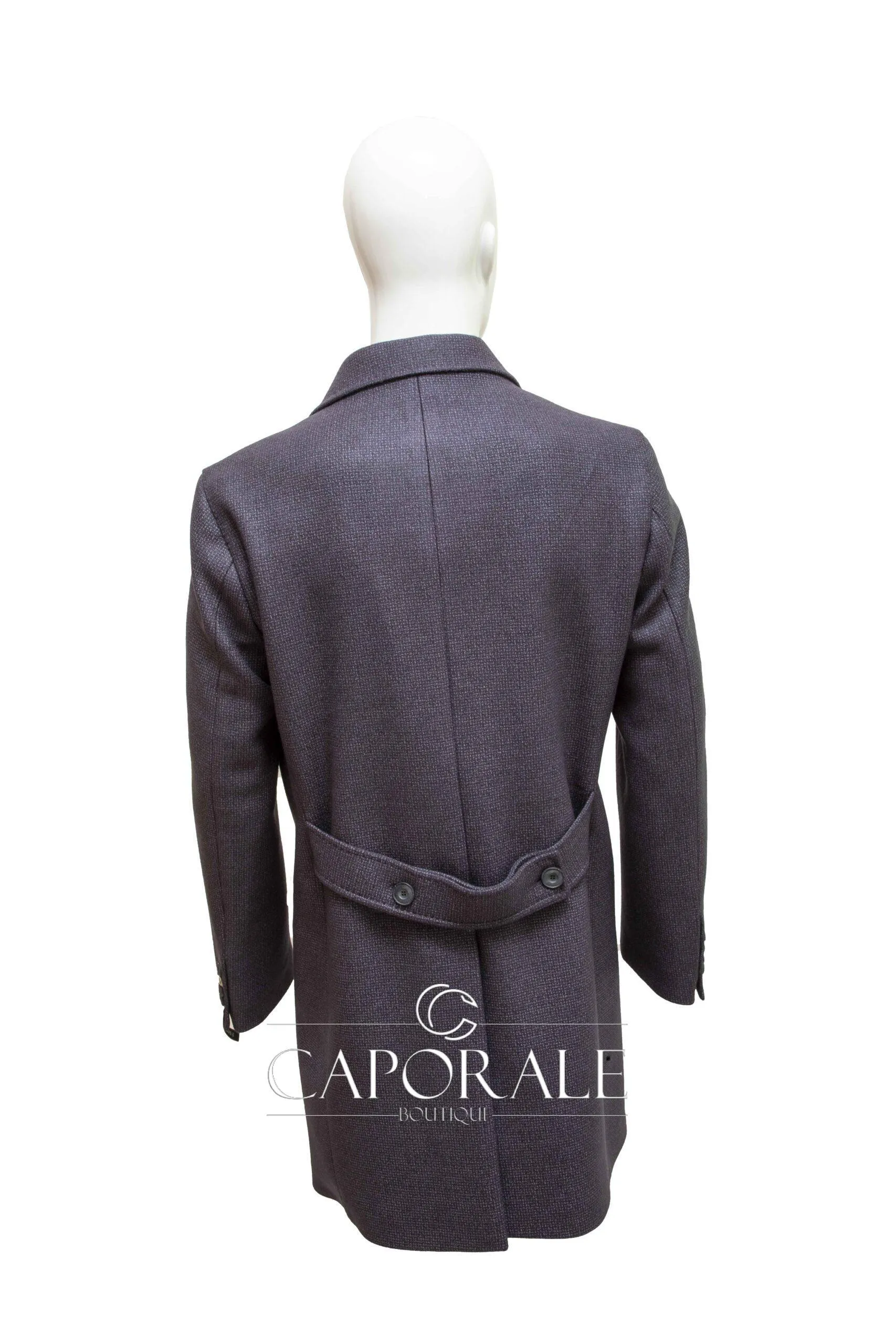 Cappotto uomo doppio petto Mulish blu