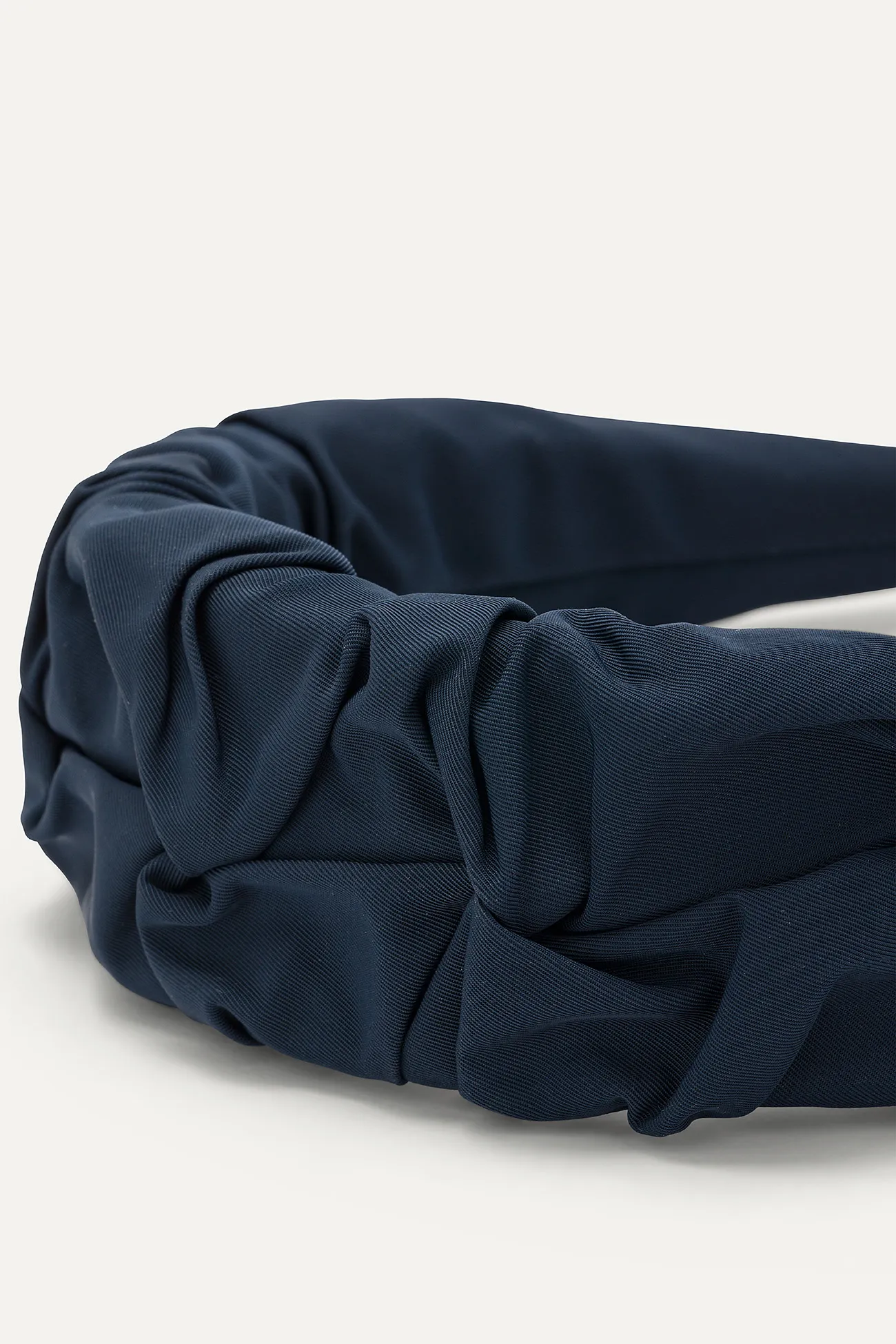 CERCHIELLO ARRICCIATO IN NYLON MEMORY 2007 - BLU SCURO