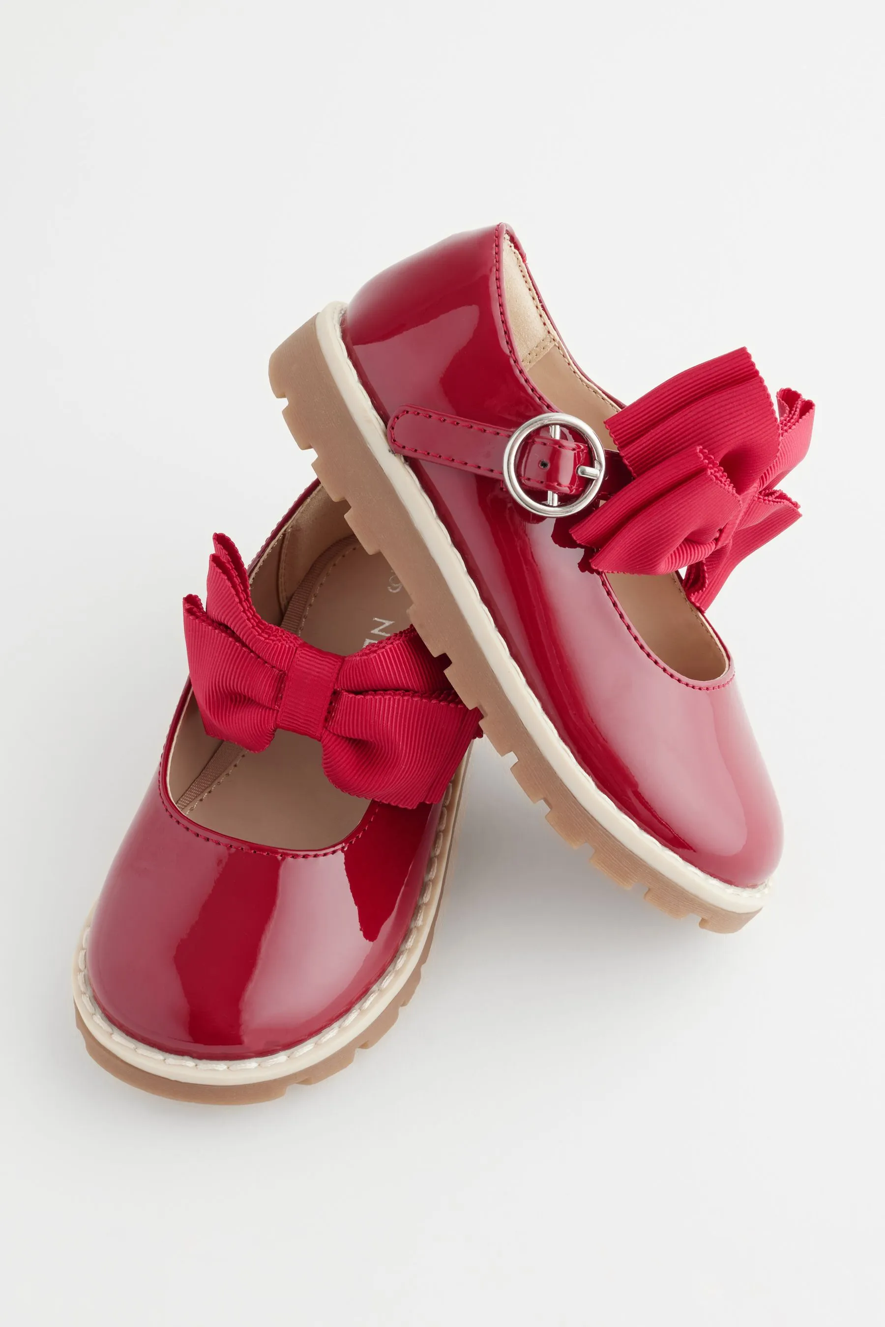 Chunky Farfallino Mary Jane Scarpe Scuola    