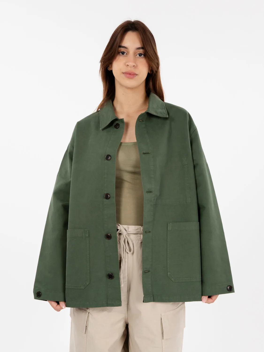 Coach jacket grape leaf