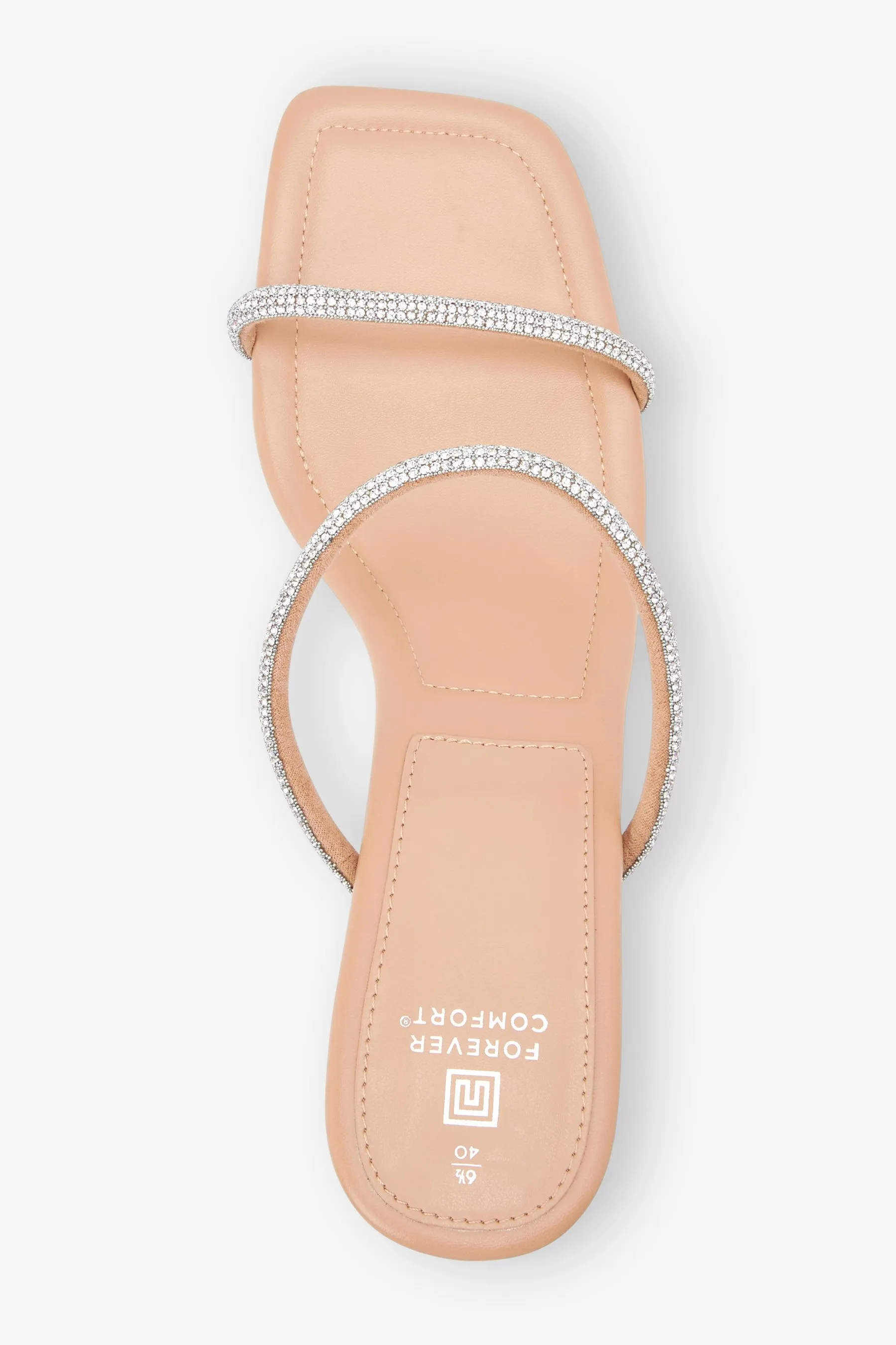Color carne crema  - Forever Comfort® - Sabot con doppia fascia