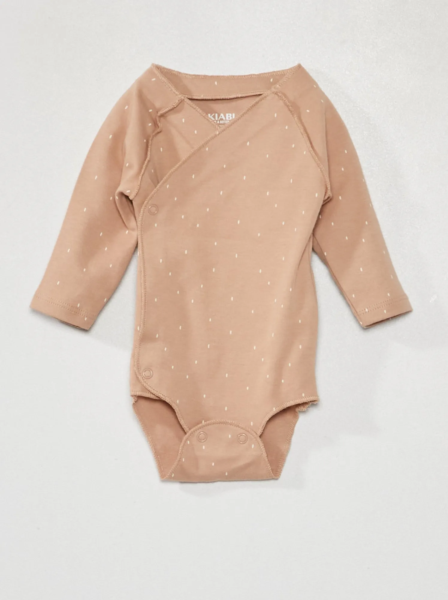 Completo body + leggings + cuffietta 3 pezzi - MARRONE