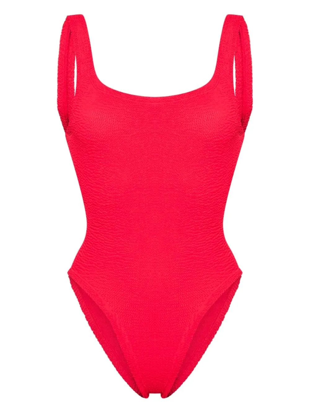 Costume intero a coste sadie in rosso Hunza G - donna