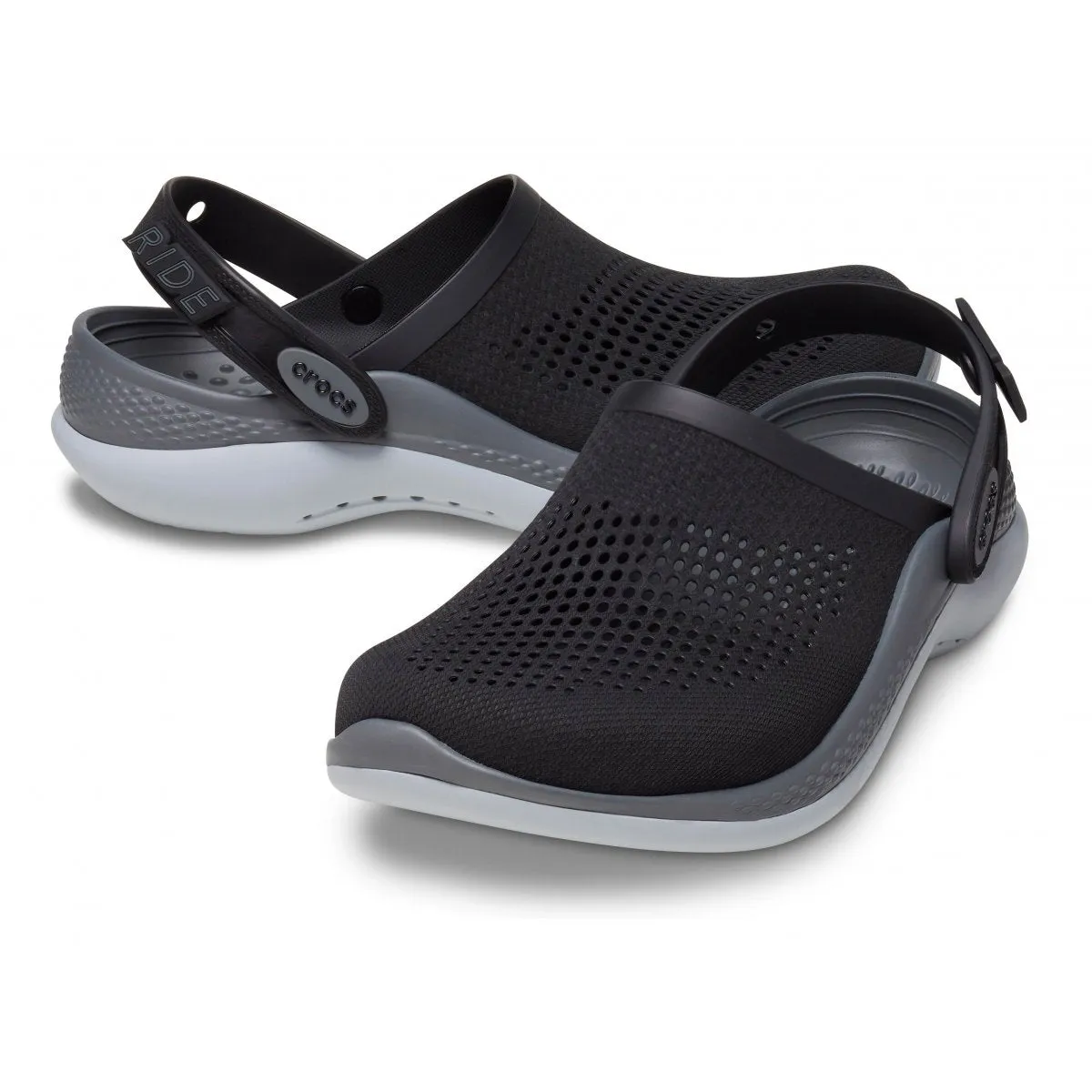 Crocs sabot slipper for men and women LiteRide 360° Clog 206708 0DD black-grey 