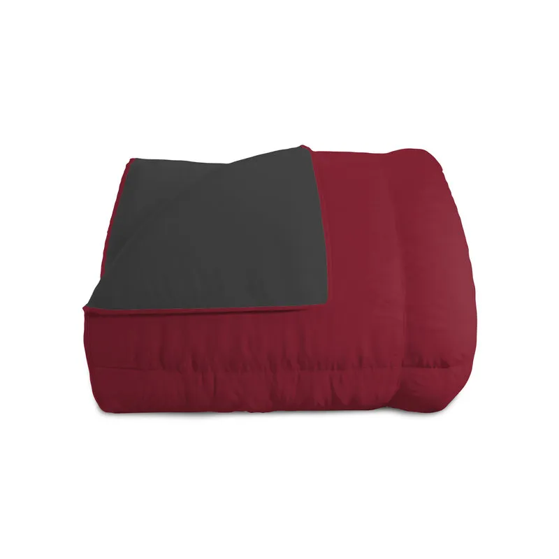 DATEX Trapunta invernale linea Elegant, bordeaux/grigio scuro