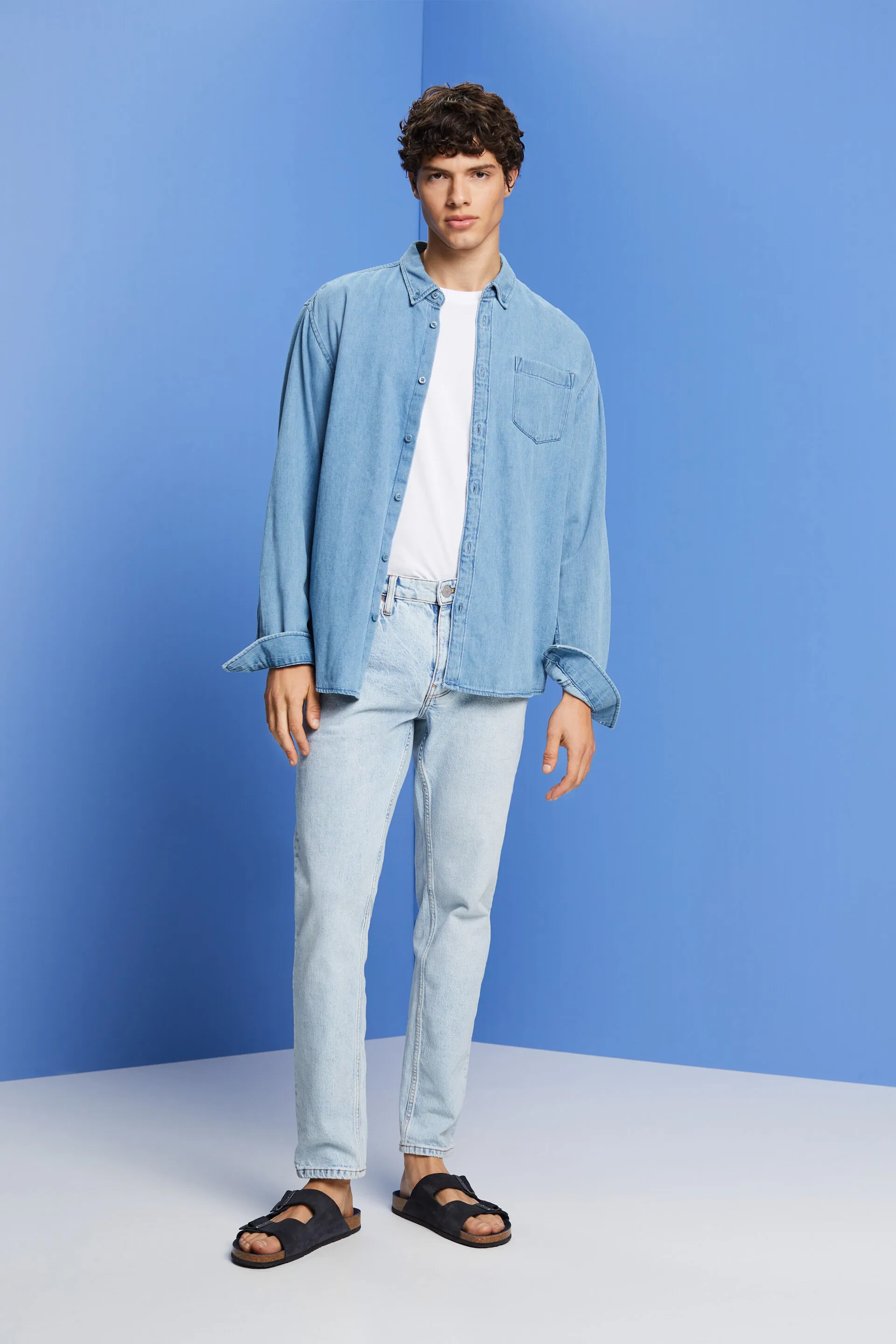 Denim in cotone elasticizzato