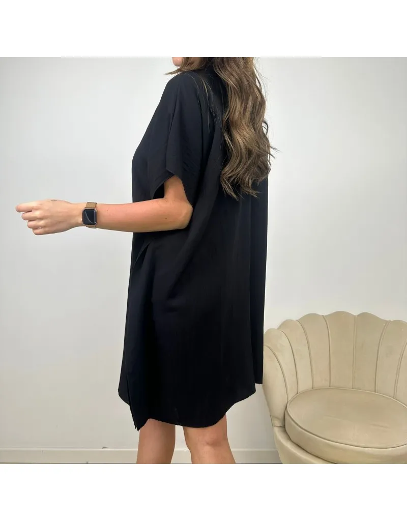DRESS CHEMISIER NERO
