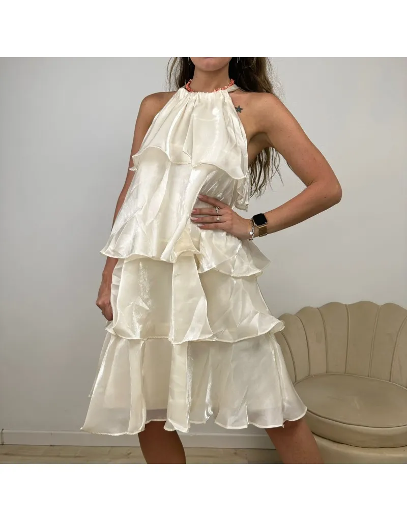 DRESS ELIANA BEIGE