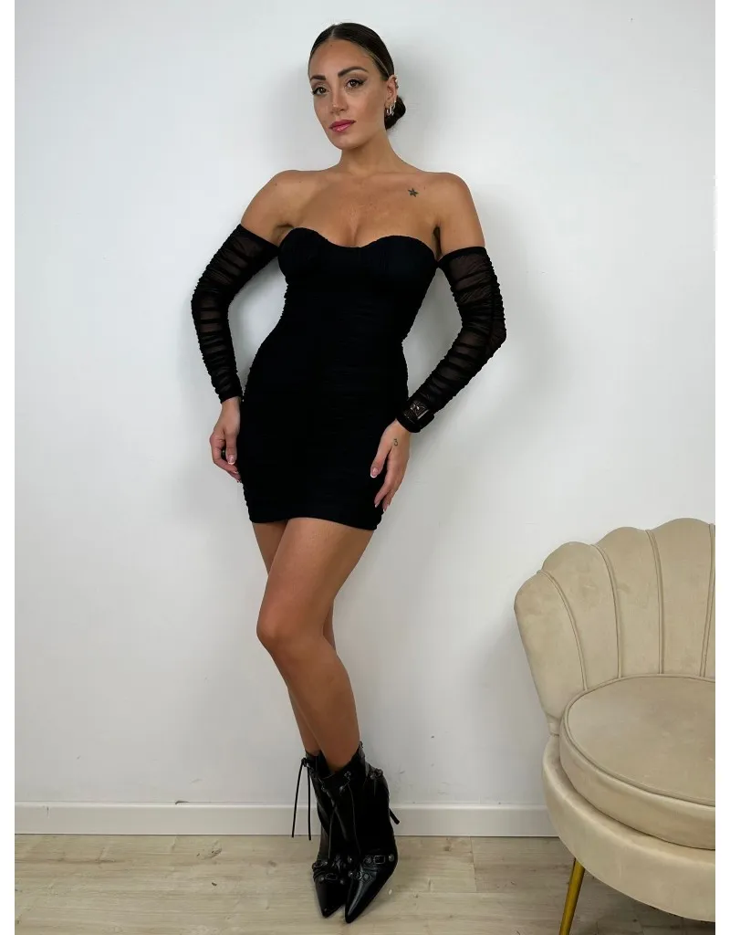 DRESS REBECCA NERO