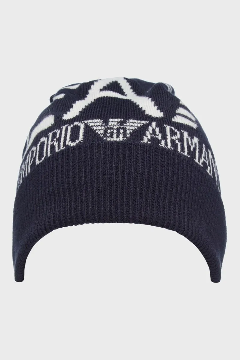 EA7 Cuffia mountain visibility beanie