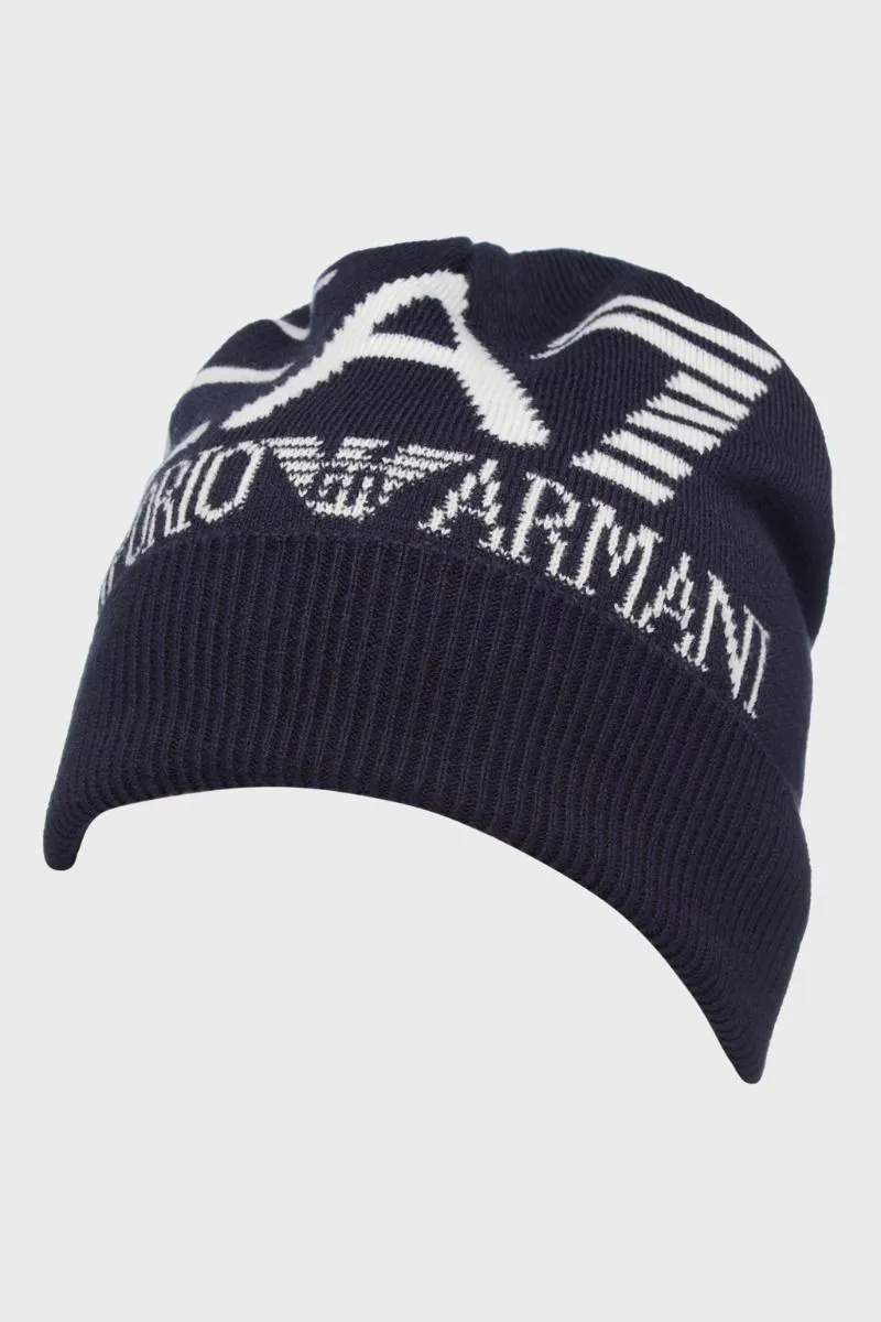 EA7 Cuffia mountain visibility beanie