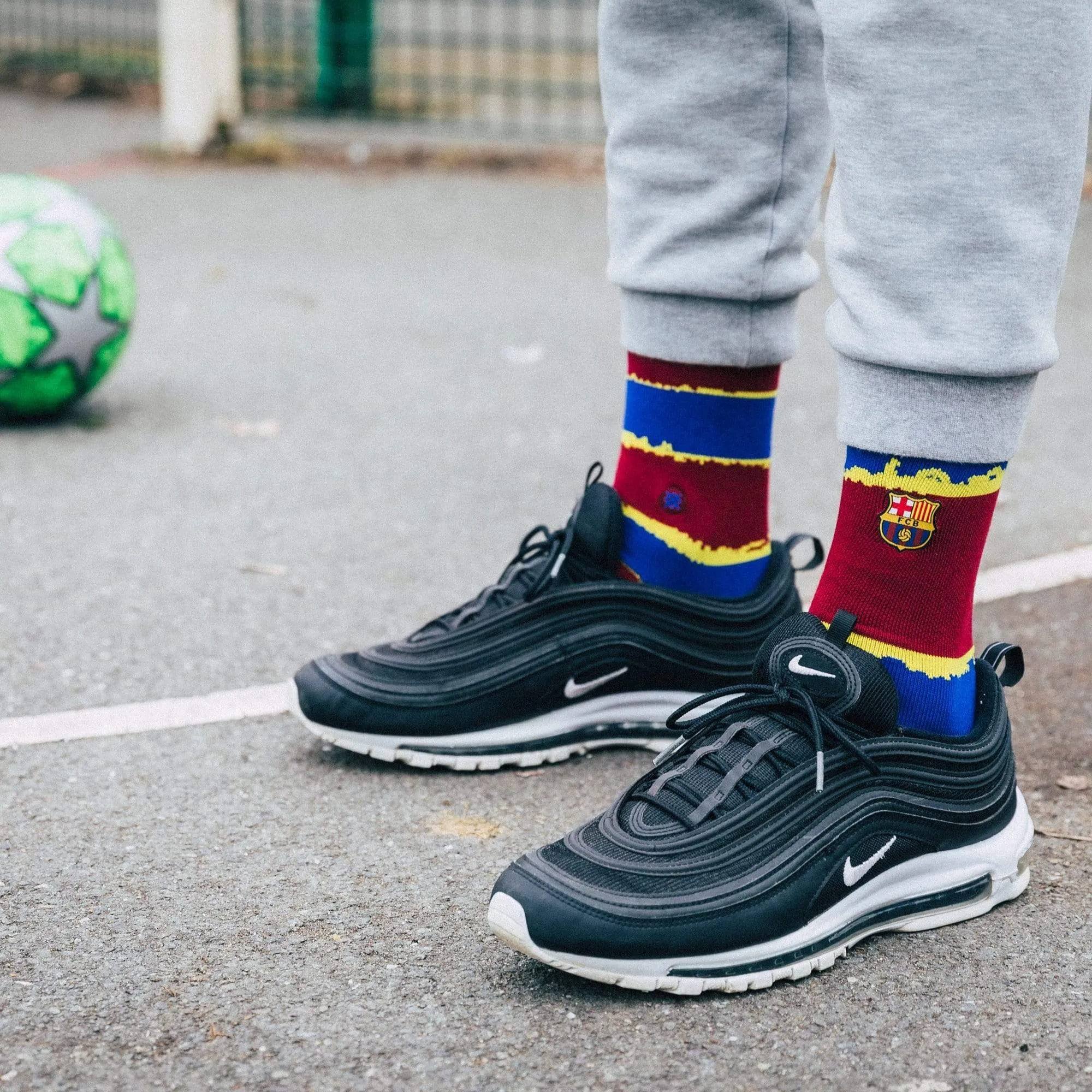 Fcb Stripe Maroon