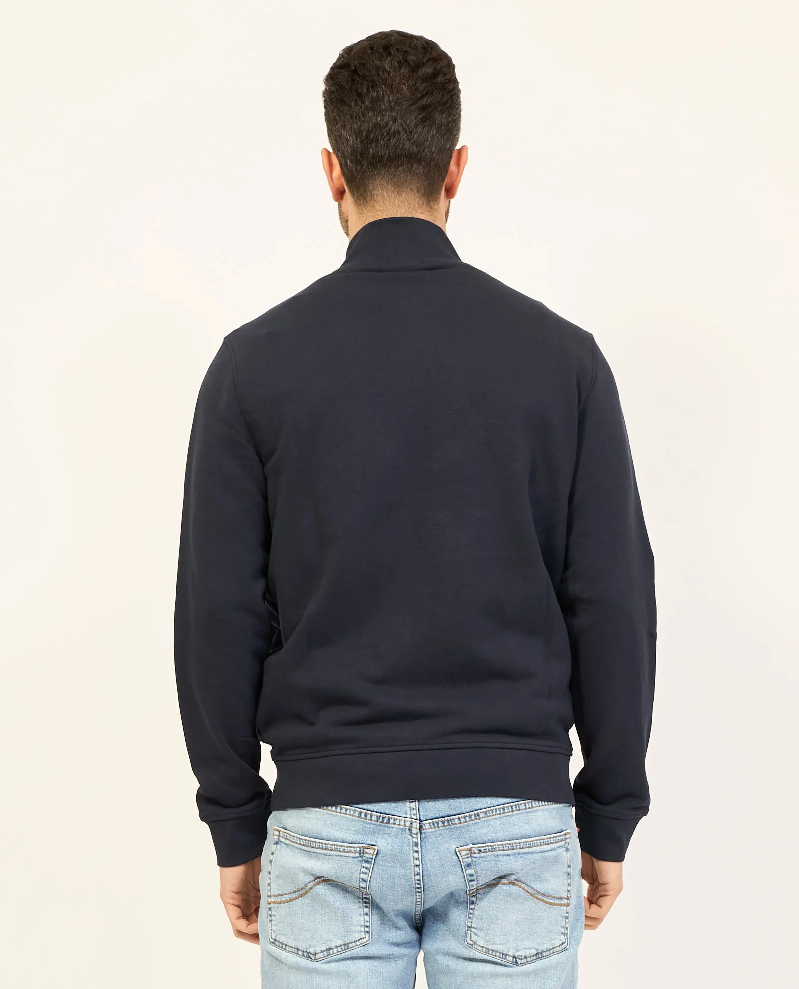 Felpa uomo Bugatti fullzip con logo