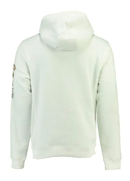 Felpa Uomo GEOGRAPHICAL NORWAY WU8403H Gymclass Bianco