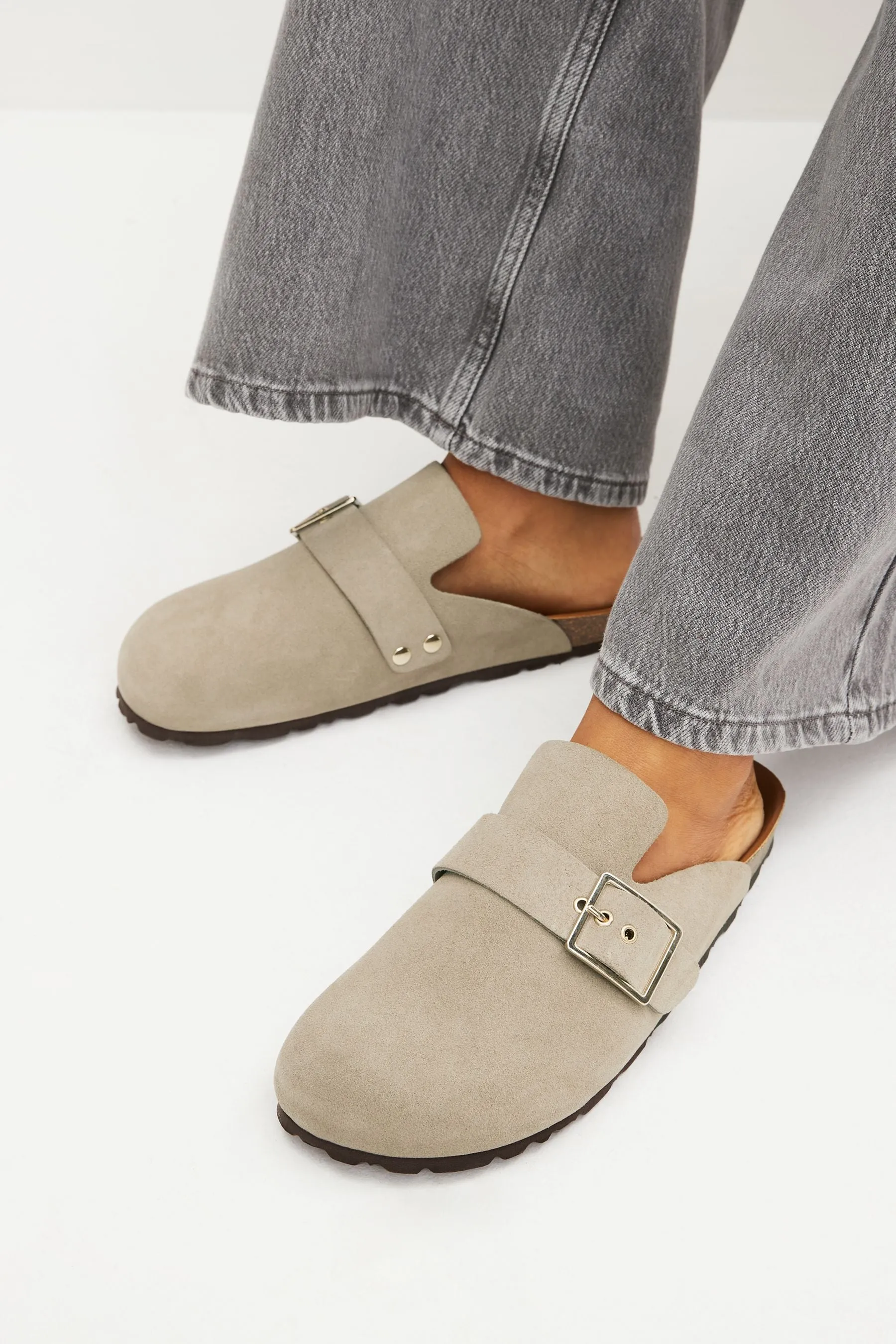 Forever Comfort® - Sabot con soletta scamosciata