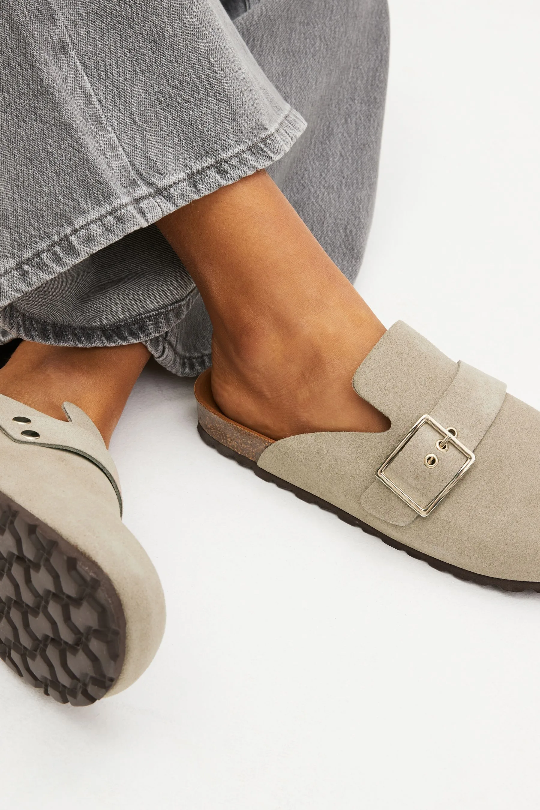 Forever Comfort® - Sabot con soletta scamosciata