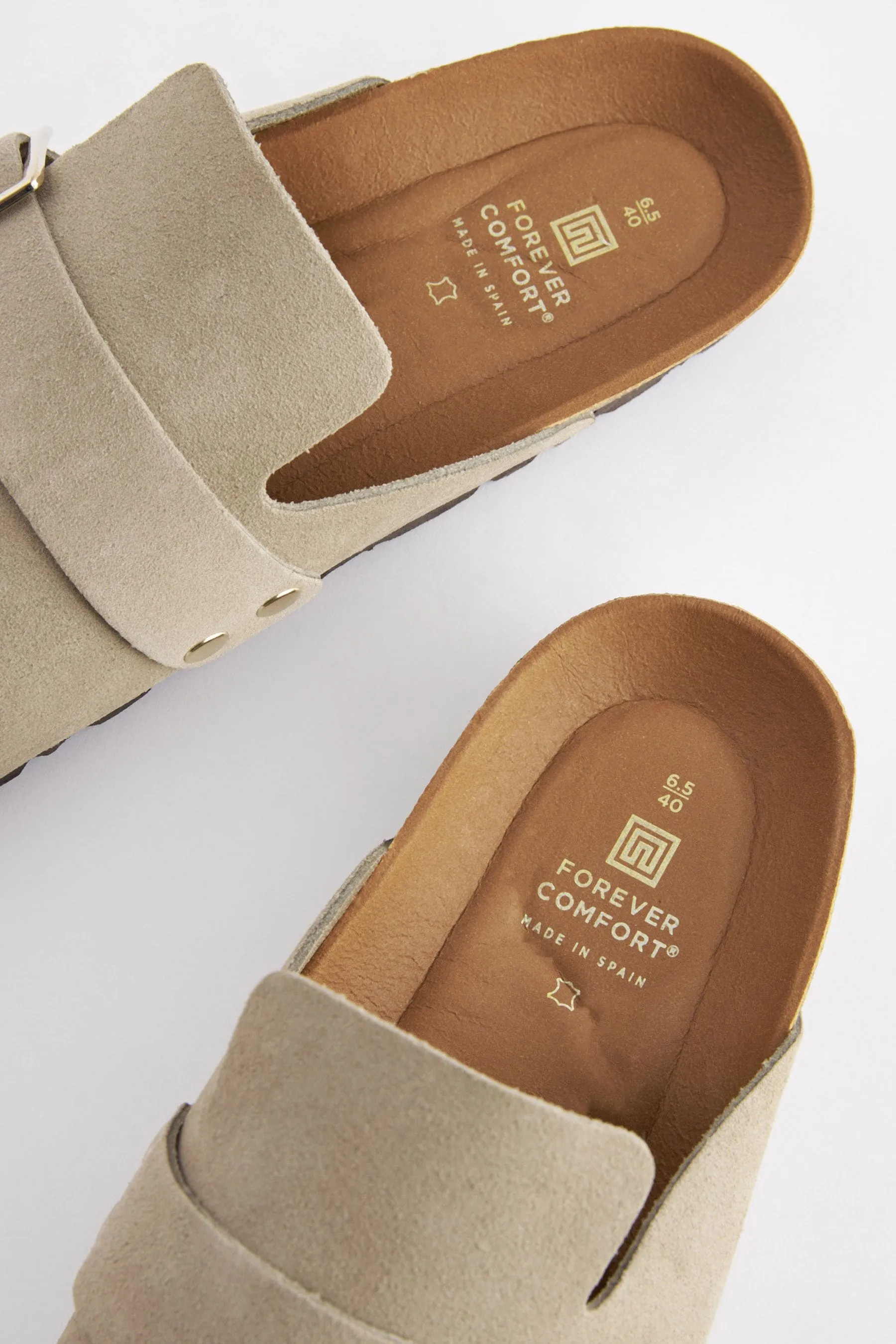 Forever Comfort® - Sabot con soletta scamosciata