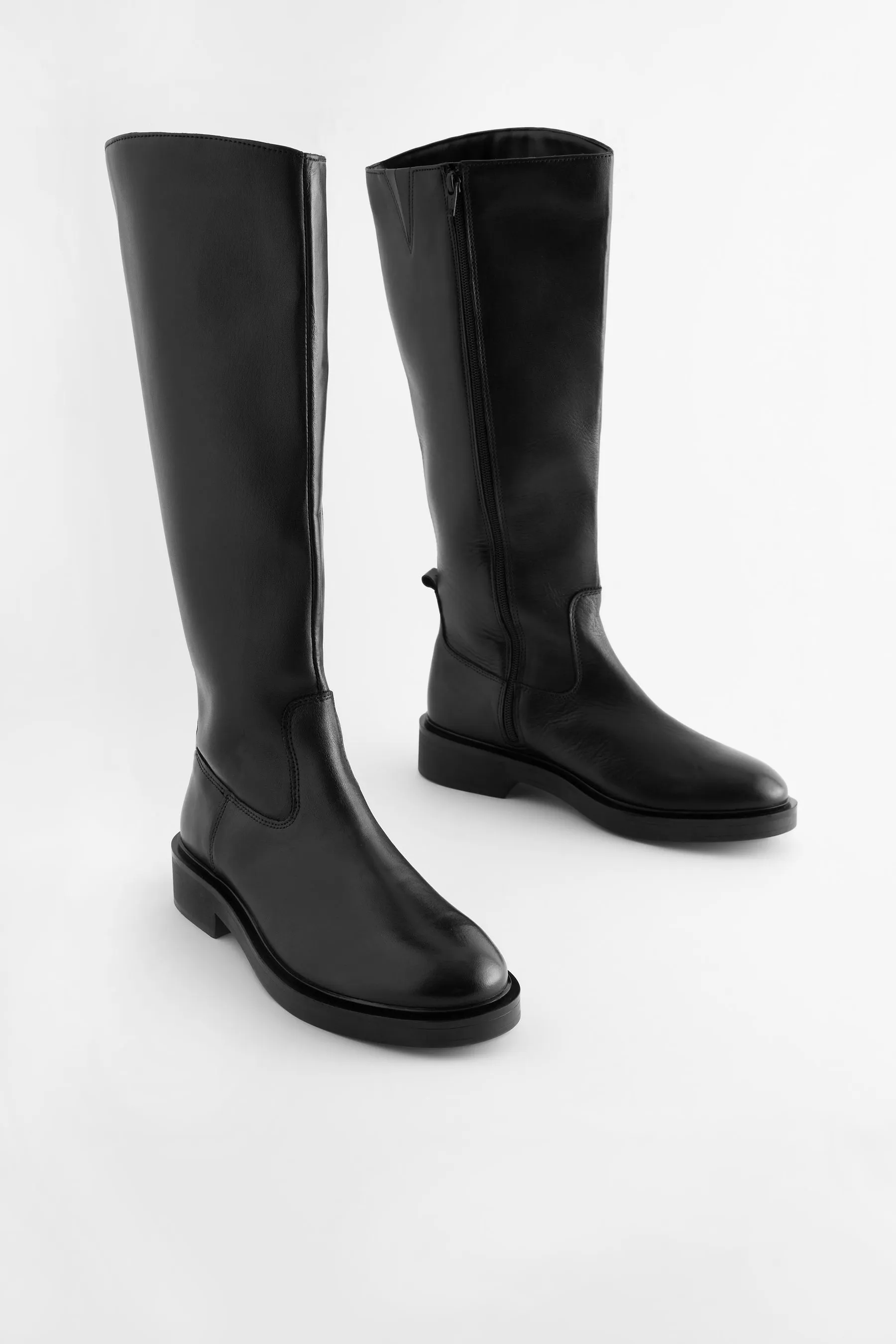 Forever Comfort® - Stivali al ginocchio stile motociclista    