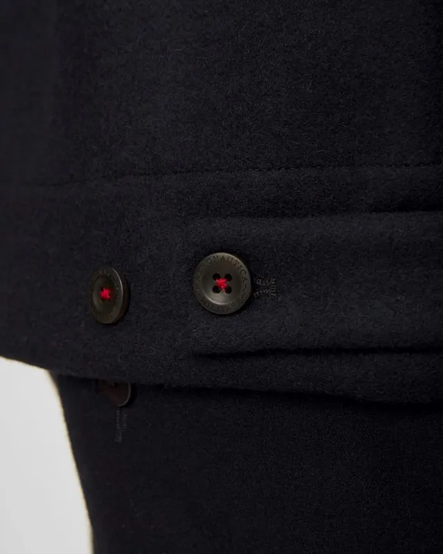 Giacca blu scuro in lana da uomo Aeronautica Militare