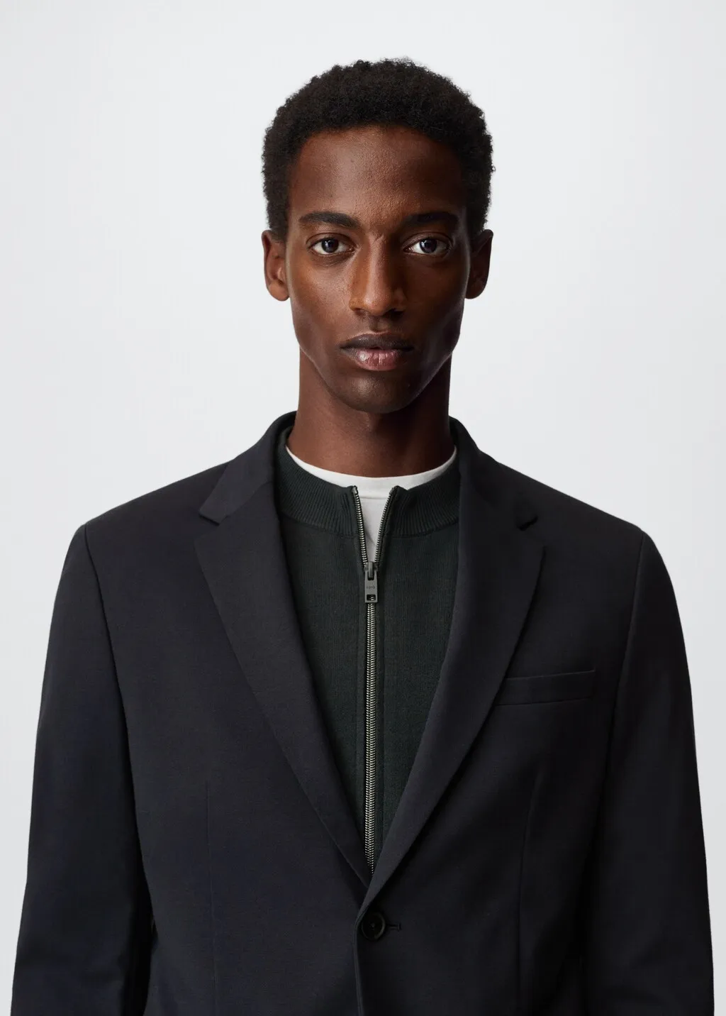 Giacca completo slim-fit cotone