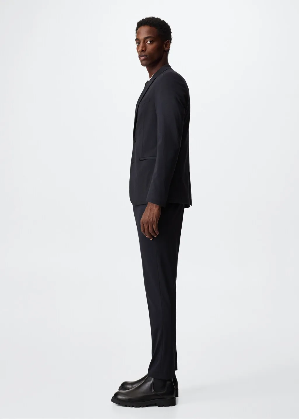 Giacca completo slim-fit cotone