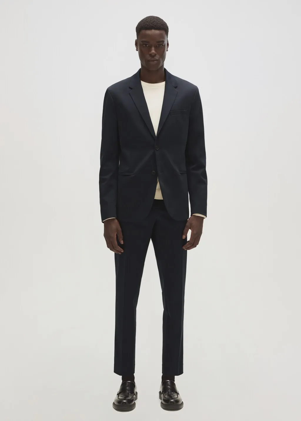 Giacca completo slim-fit cotone