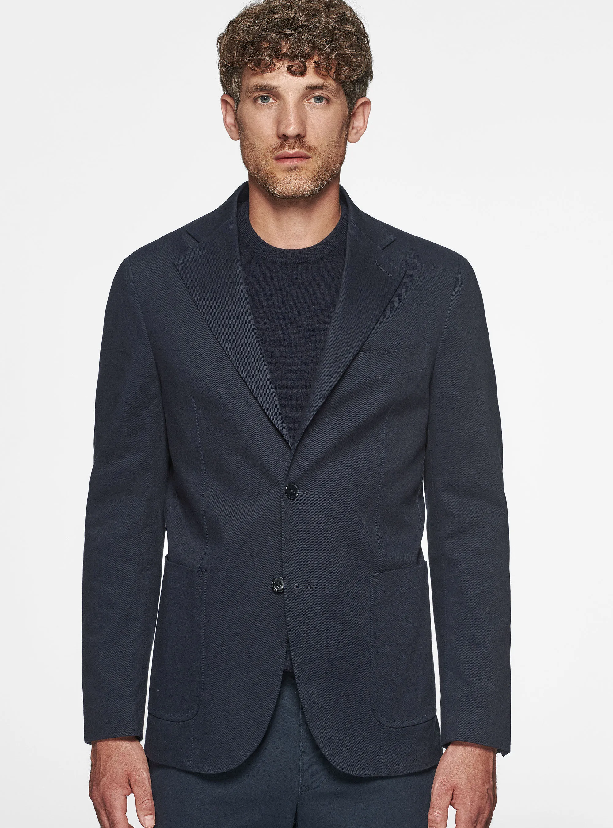 Giacca in cotone smerigliato