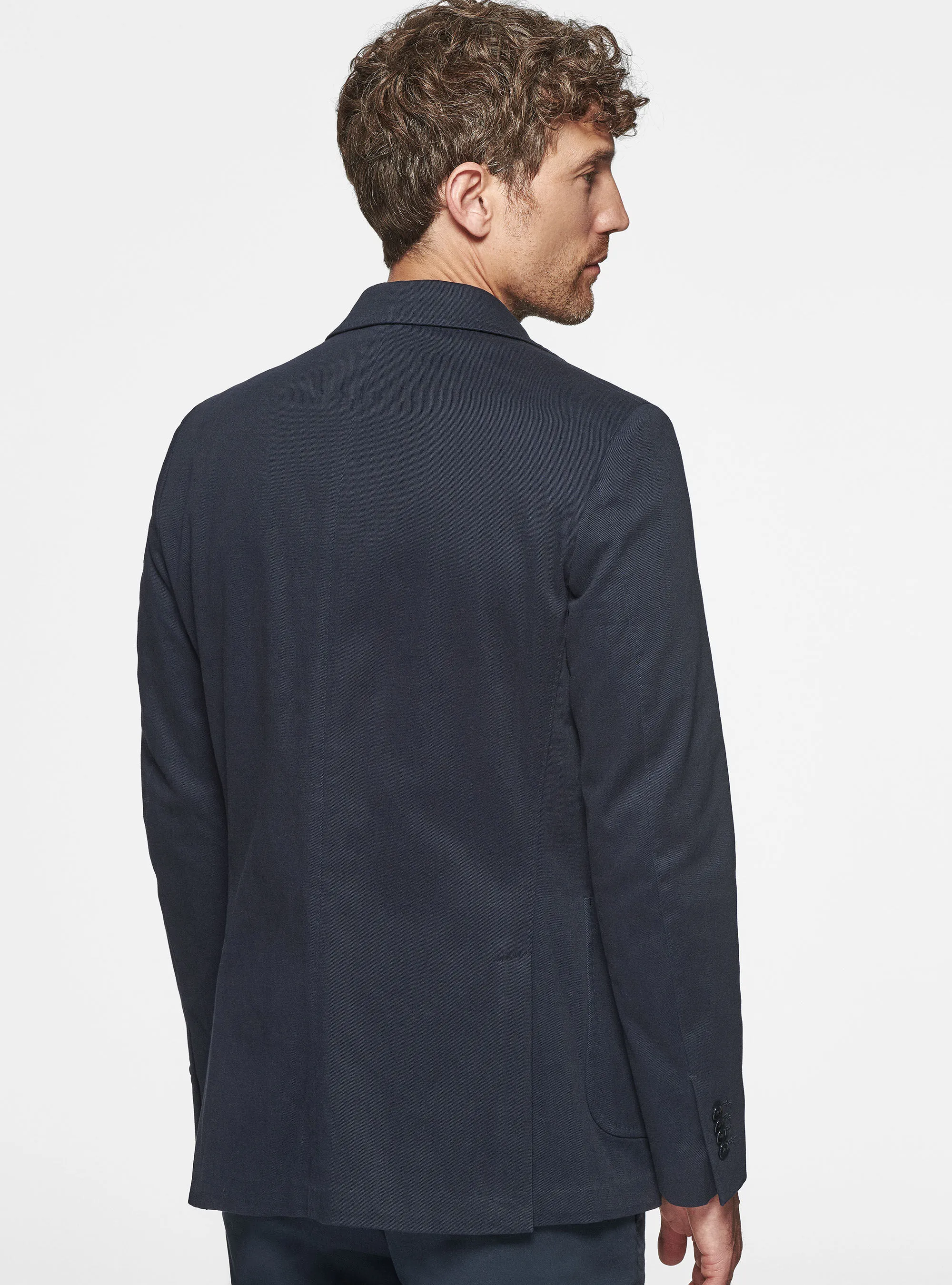 Giacca in cotone smerigliato
