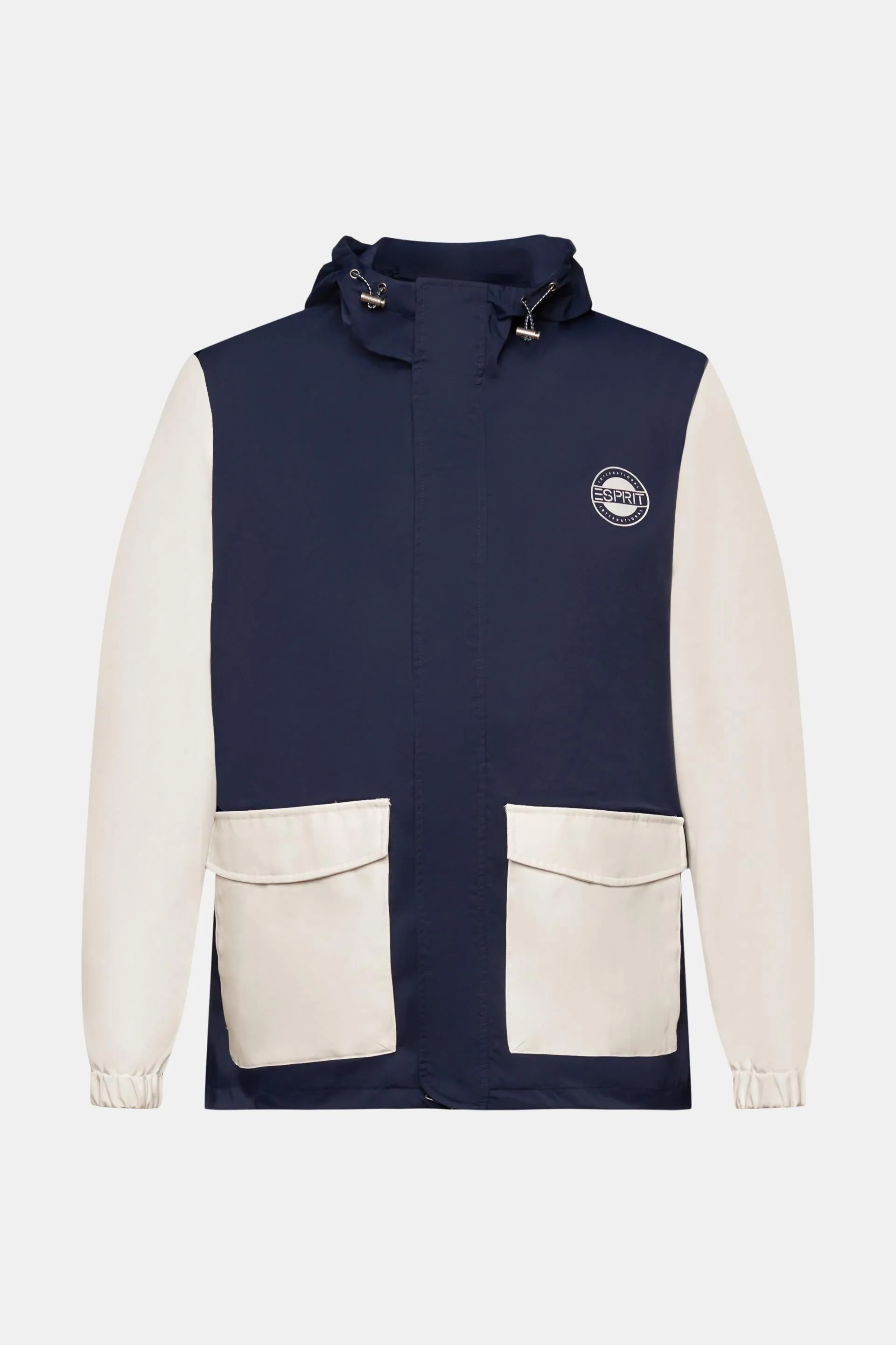 Giacca in materiale misto con logo