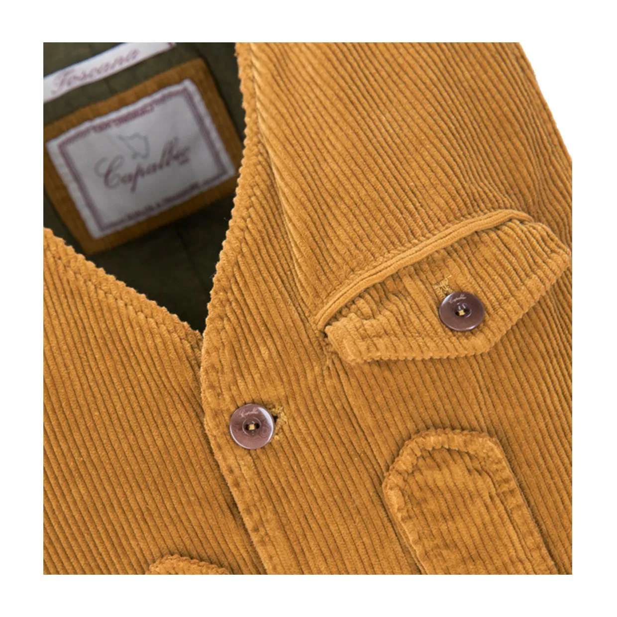Gilet Capalbio Maremmano Ocra