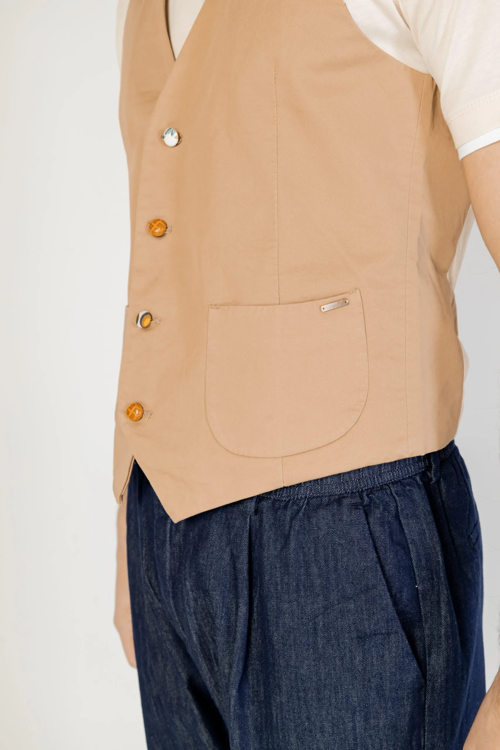 Gilet Casual Gianni Lupo  Beige