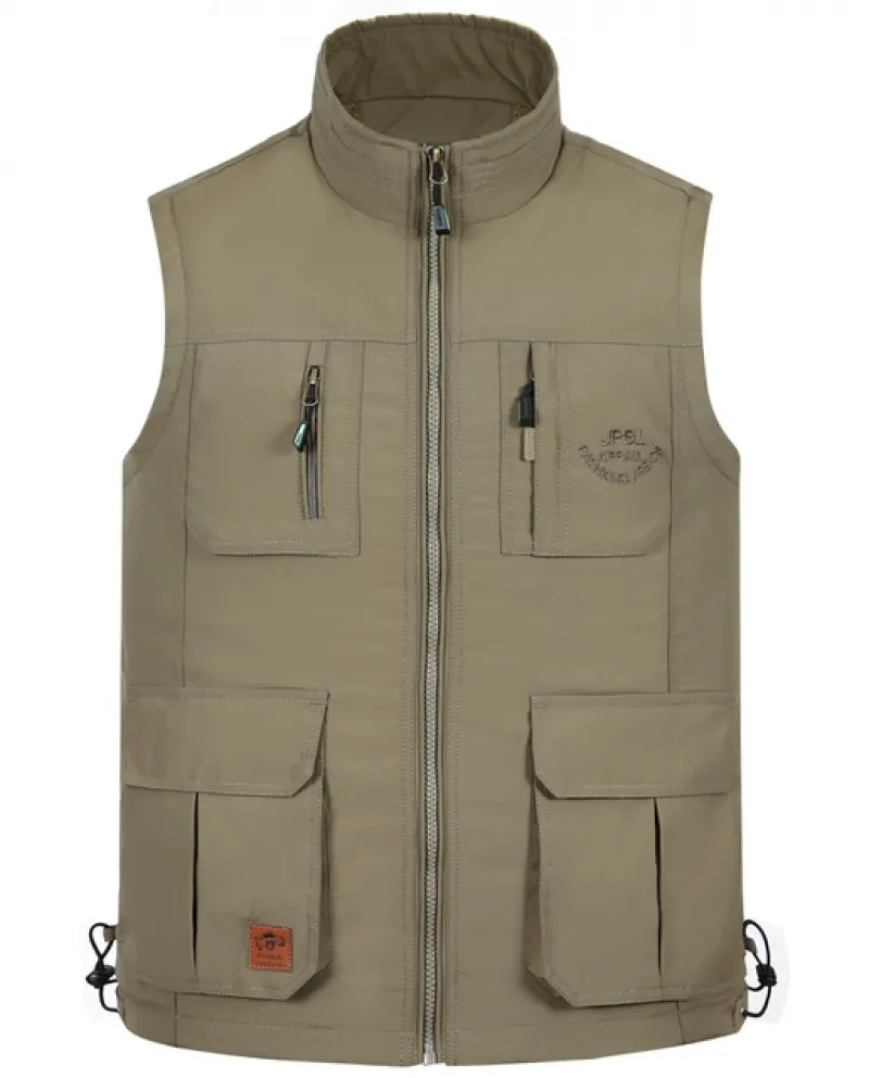 Gilet fotografico estivo multi tasche ad asciugatura rapida Gilet sportivo da uomo casual Gilet senza maniche Styleves maschile