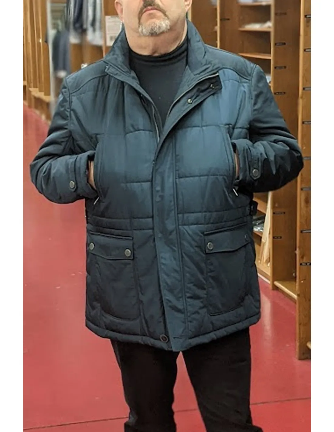 Giubbino imbottito blu JPT a/i Mod Ferrara