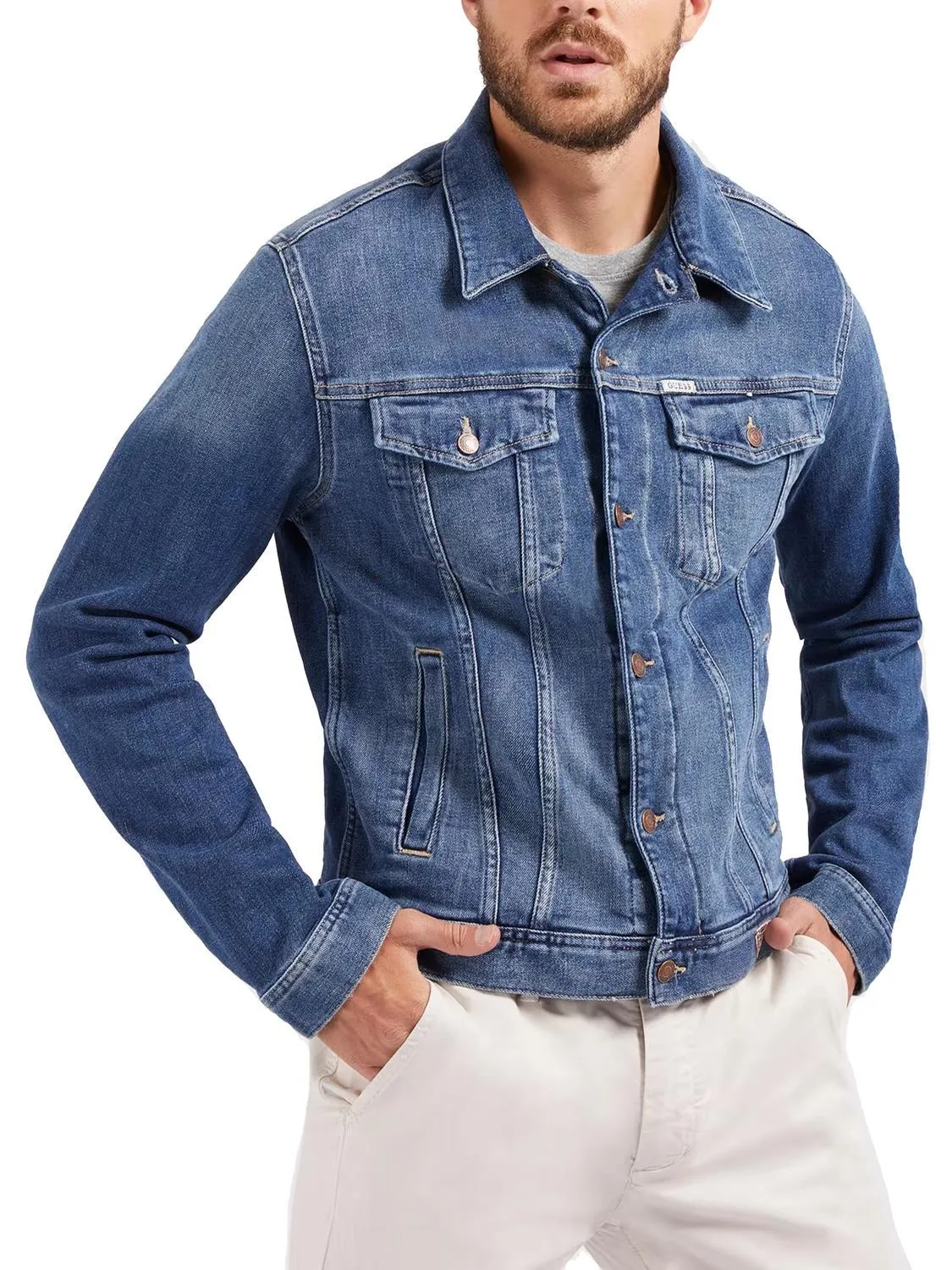 giubbotto jeans uomo