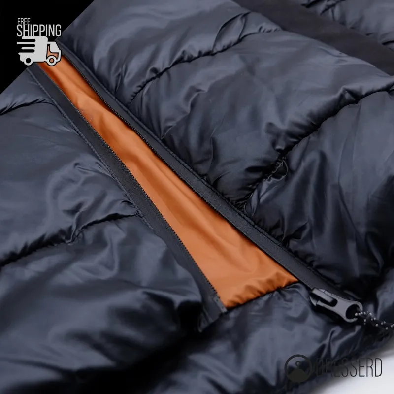 Giubbotto Uomo Con Cappuccio Giubbino Invernale Dresserd