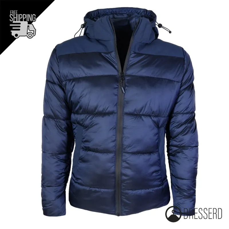 Giubbotto Uomo Con Cappuccio Giubbino Invernale Dresserd