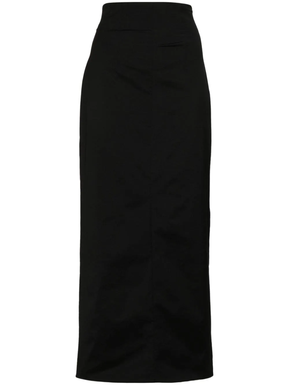 Gonna con dettaglio spacco in nero - donna