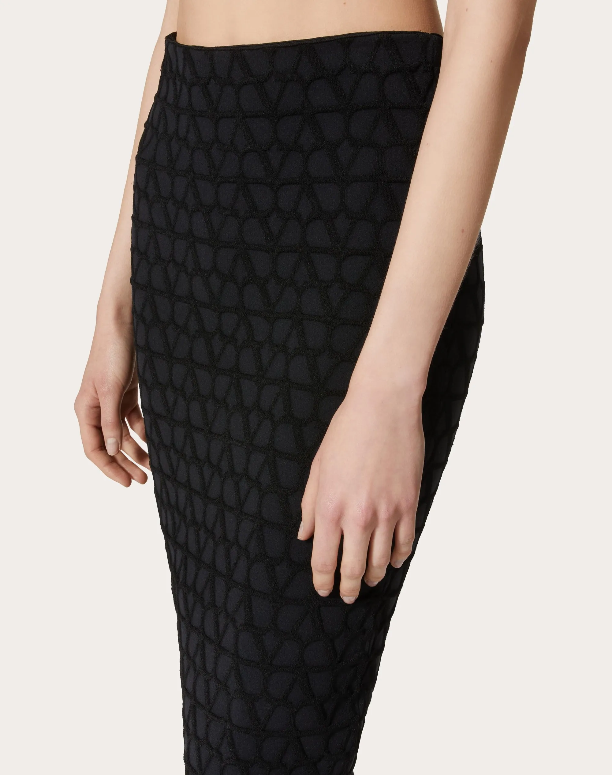 GONNA IN STRETCHED VISCOSE TOILE ICONOGRAPHE