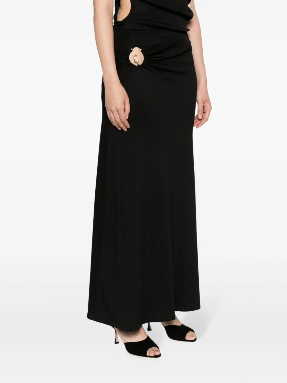 Gonna lunga svasata Orbit in nero - donna